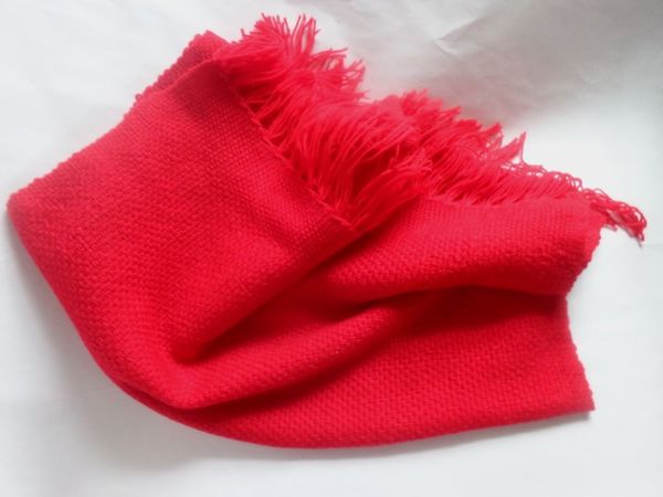 Закрыт. Аукцион на красный теплый шарфик! | Ярмарка Мастеров - ручная работа, handmade