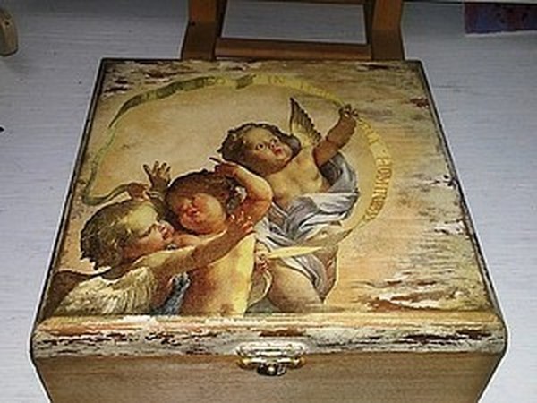 «Старинная шкатулка» Максимальное Количество Техник за Одно Занятие! | Ярмарка Мастеров - ручная работа, handmade