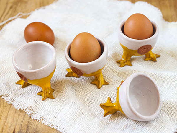 How to Model Original Egg Stand out of Clay | Livemaster - handmade
