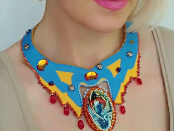 Колье « Не будите спящего Дракона » | Ярмарка Мастеров - ручная работа, handmade