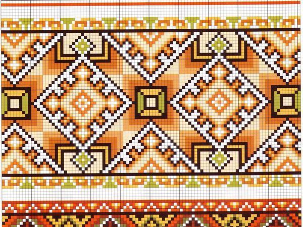 Схемы славянской вышивки крестом: обереги на одежде