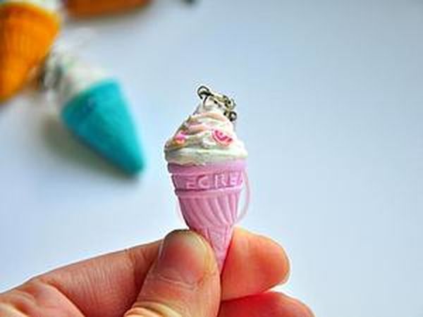 Making a Delicious Ice-Cream Keyring | Livemaster - handmade