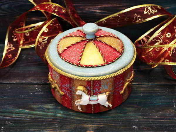Шкатулка «Карусель» | Ярмарка Мастеров - ручная работа, handmade