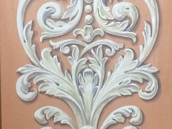 Альфрейная роспись потолка на кухне «Натюрморт».
