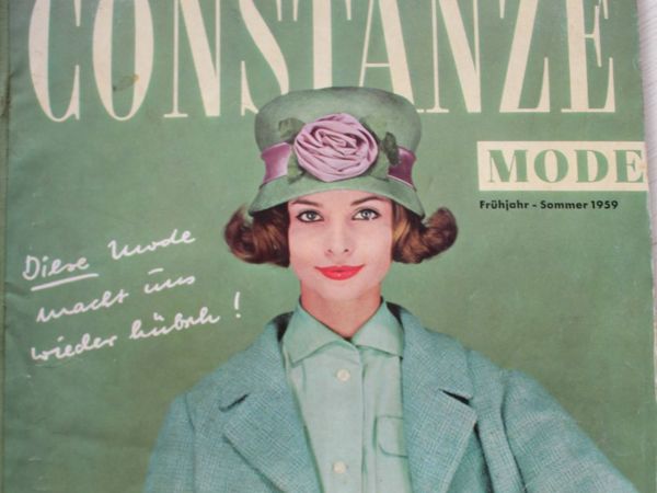 Constanze -mode -старый журнал мод из Германии -Весна- Лето 1959 | Ярмарка Мастеров - ручная работа, handmade