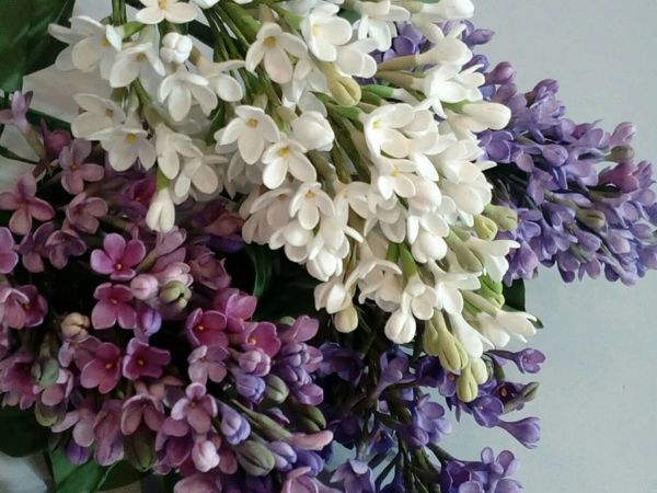 Курс «Ветка сирени или жасмина» | Ярмарка Мастеров - ручная работа, handmade