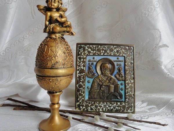 Яйцо-шкатулка с ангелом My guardian angel (дополнительные фото) | Ярмарка Мастеров - ручная работа, handmade