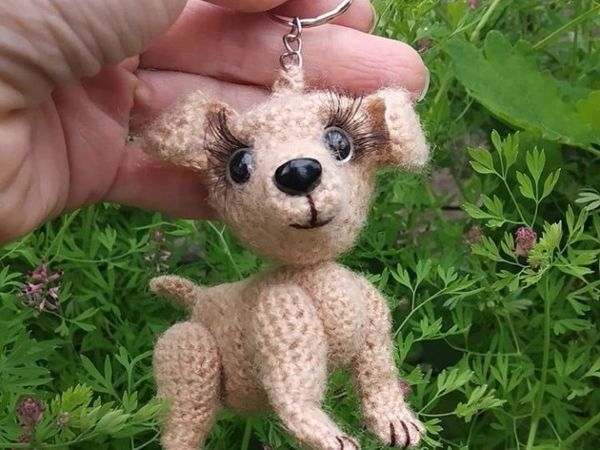 Вяжем брелок Бусик | Ярмарка Мастеров - ручная работа, handmade