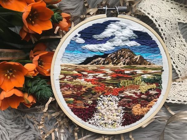 Blooming World of Embroidery by Northwise | Livemaster - handmade