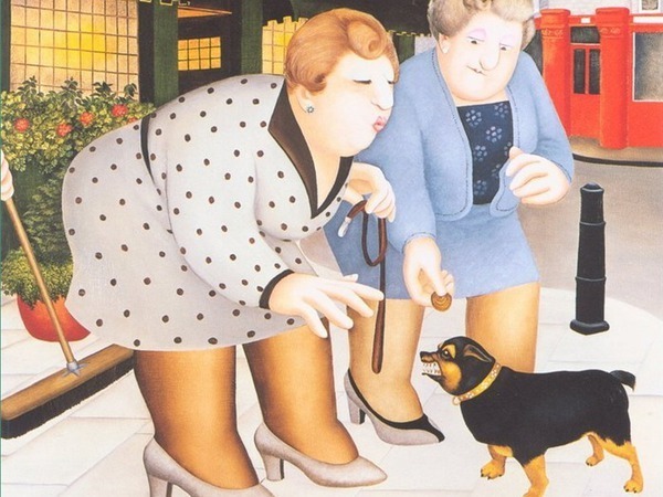 Ироничные работы английской художницы Beryl Cook | Ярмарка Мастеров - ручная работа, handmade