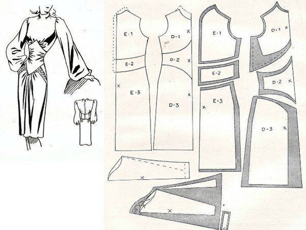 Выкройки женских платьев: простые, из трикотажа, нарядные, домашние.