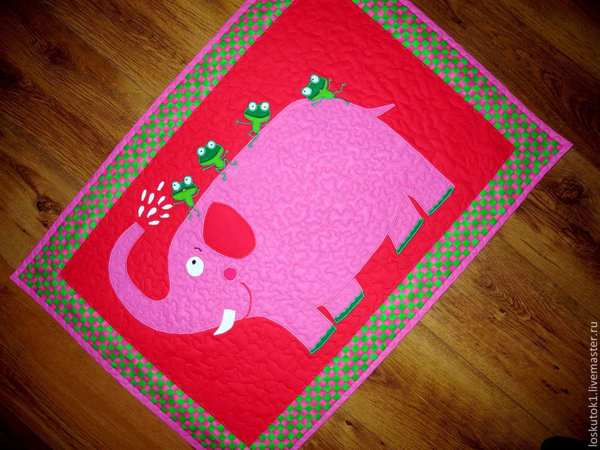 Купание красного слона:) — и другой пэчворк на заказ! | Ярмарка Мастеров - ручная работа, handmade