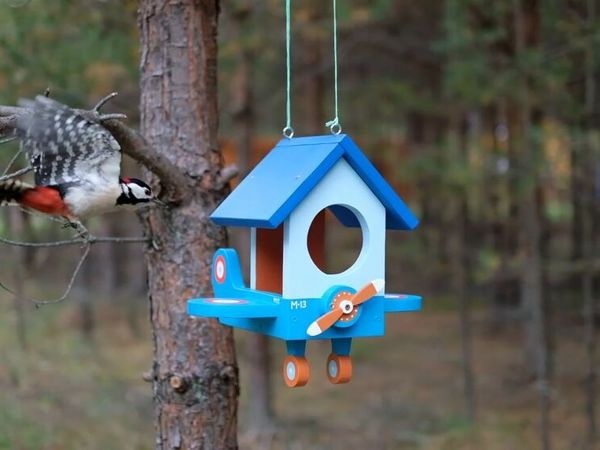 Делаем деревянную кормушку для птиц своими руками