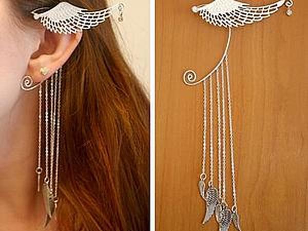 Каффы своими руками DIY ear cuff tutorial ideas | ear cuff, ear, cuff