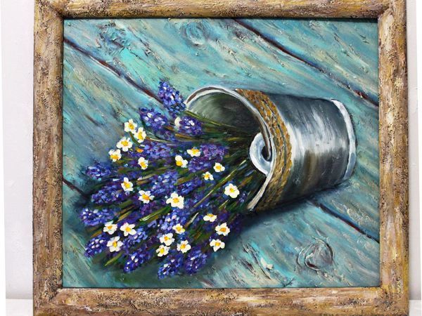 Делаем фактурную раму для картины | Ярмарка Мастеров - ручная работа, handmade