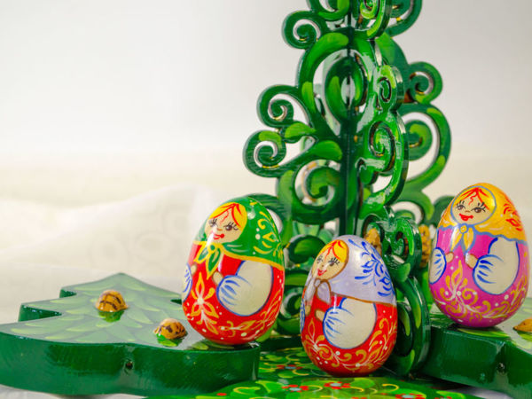 Новая игрушка деревянный лес с куколками | Ярмарка Мастеров - ручная работа, handmade