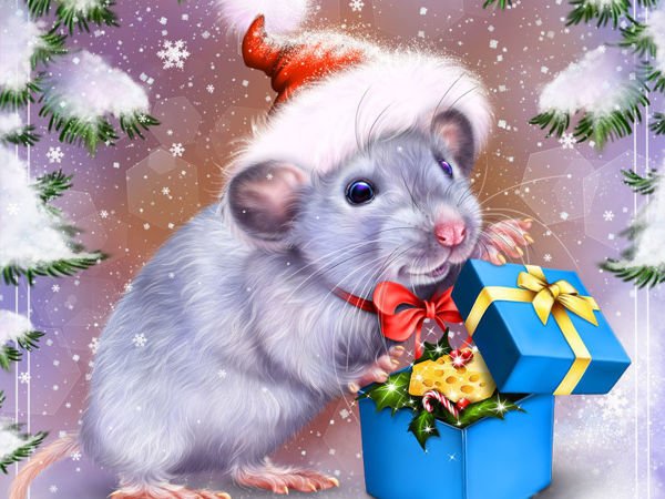 Акция только для постоянных покупателей! Мышка дарит подарки! | Ярмарка Мастеров - ручная работа, handmade