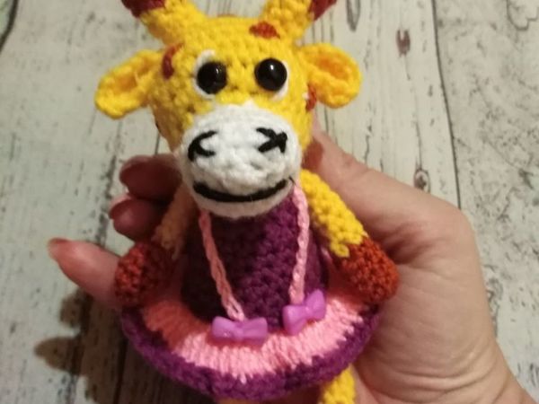 Вяжем крючком игрушку Жирафочку | Ярмарка Мастеров - ручная работа, handmade