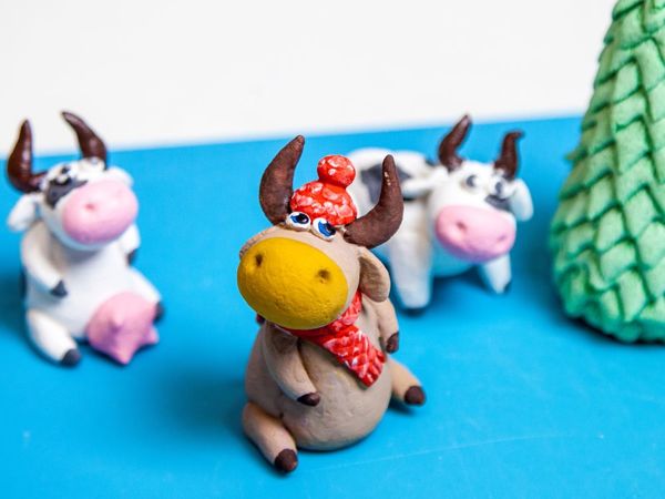 Лепим быка. Символ 2021 года | Ярмарка Мастеров - ручная работа, handmade