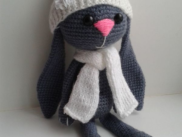 Делаем зайку амигуруми | Ярмарка Мастеров - ручная работа, handmade