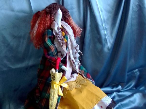 Кукла Тильда в пальто | Ярмарка Мастеров - ручная работа, handmade