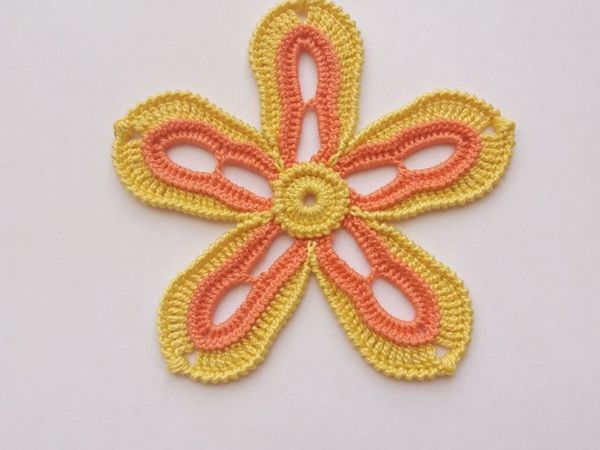 Вяжем цветок для ирландского кружева | Ярмарка Мастеров - ручная работа, handmade Вяжем цветок для ирландского кружева | Ярмарка Мастеров - ручная работа, handmade