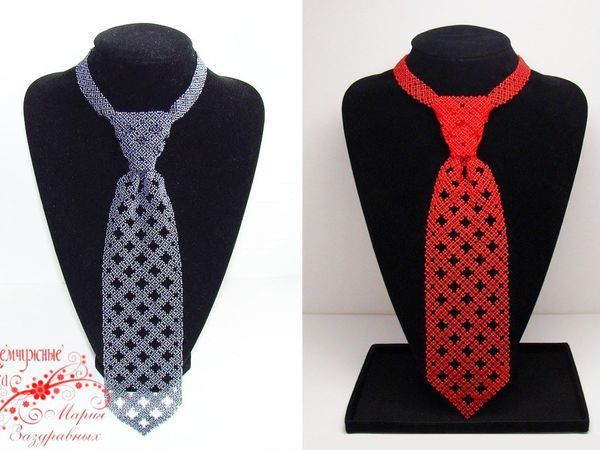 Бисер галстук