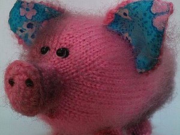 Вяжем милого чумазого поросенка | Ярмарка Мастеров - ручная работа, handmade