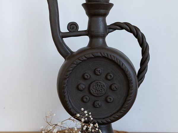 Сборное керамическое изделие: гончарный круг и ручная лепка | Ярмарка Мастеров - ручная работа, handmade