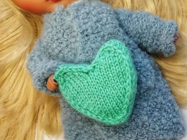 Вяжем сердечко спицами | Ярмарка Мастеров - ручная работа, handmade