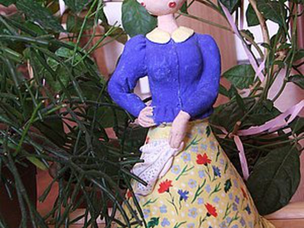 Spring Quadrille, or An Interior Doll from Salt Dough | Livemaster - handmade