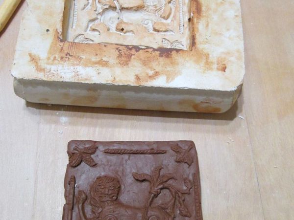 Мастер-класс: изготовление керамического изразца | Ярмарка Мастеров - ручная работа, handmade