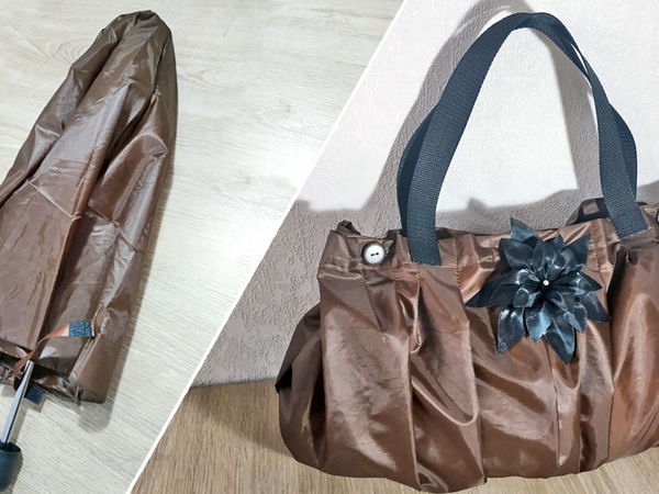 Создаем прелестную женскую сумку из сломанного зонта. Видео мастер-класс | Ярмарка Мастеров - ручная работа, handmade