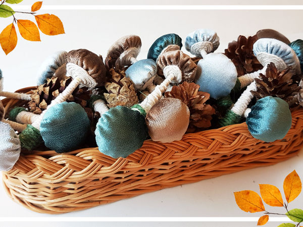 Autumn Decorations: Cozy Mushrooms | Livemaster - handmade
