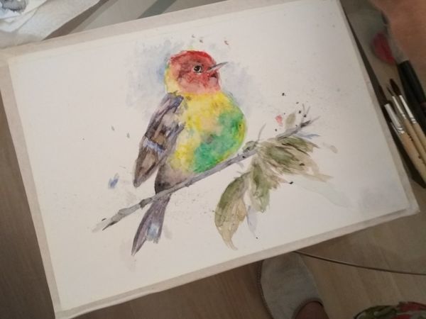 Пишем акварелью копию картины | Ярмарка Мастеров - ручная работа, handmade