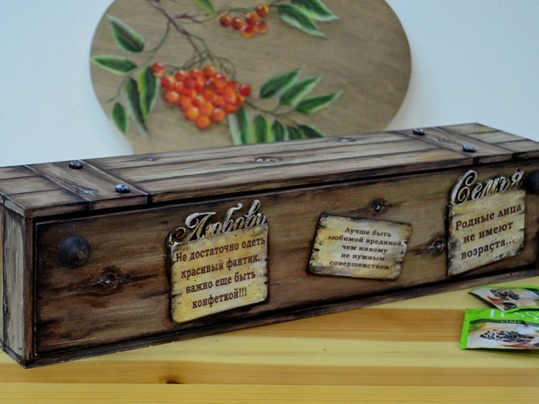 Иллюзия деревянного сейфа | Ярмарка Мастеров - ручная работа, handmade