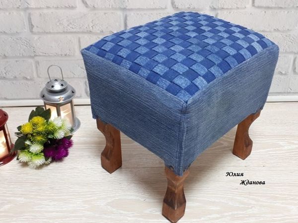 Как отреставрировать старый пуфик | Ярмарка Мастеров - ручная работа, handmade Как отреставрировать старый пуфик | Ярмарка Мастеров - ручная работа, handmade