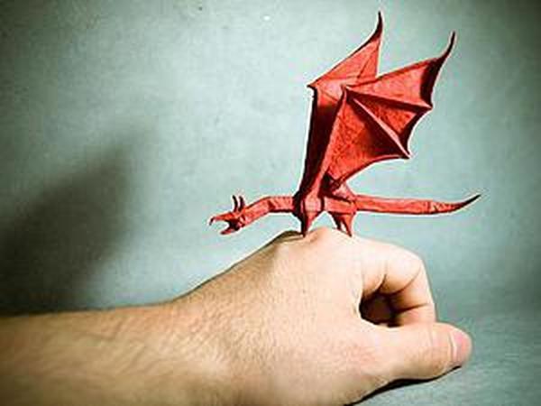 Потрясающий оригами дракон от Фернандо Гильгадо » Путь Оригами