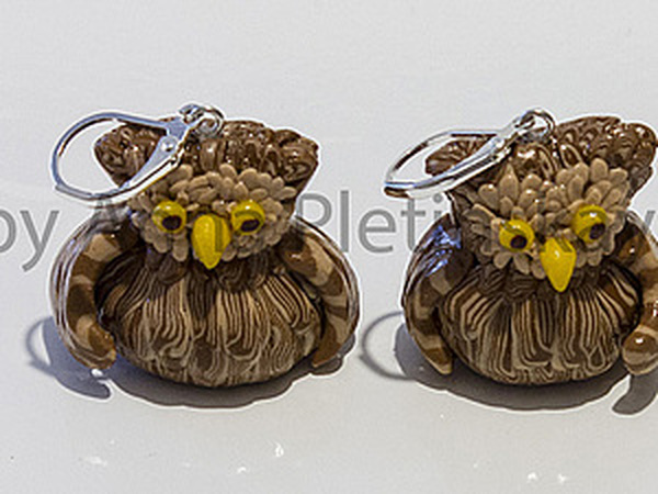 Серьги-совы своими руками: мастер-класс | Ярмарка Мастеров - ручная работа, handmade