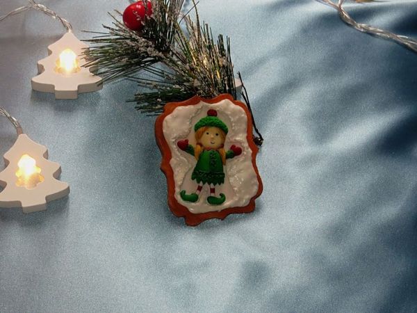 Создаем имбирный пряник из полимерной глины | Ярмарка Мастеров - ручная работа, handmade
