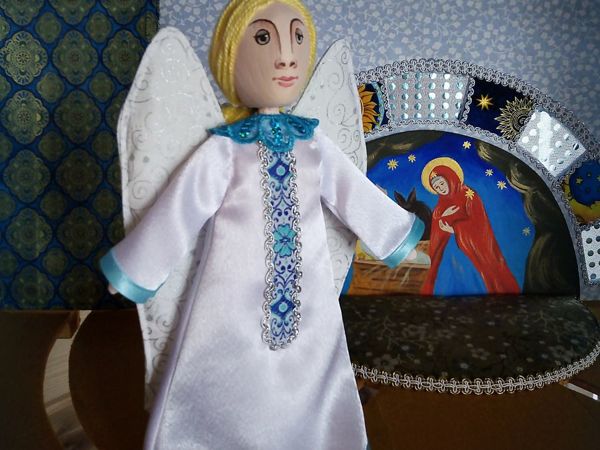Рождественский вертеп — здесь и сейчас | Ярмарка Мастеров - ручная работа, handmade