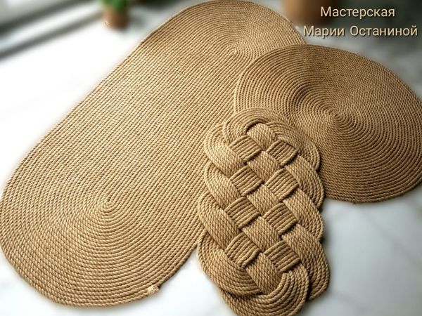 Стоимость ковров из джута ТУТ | Ярмарка Мастеров - ручная работа, handmade