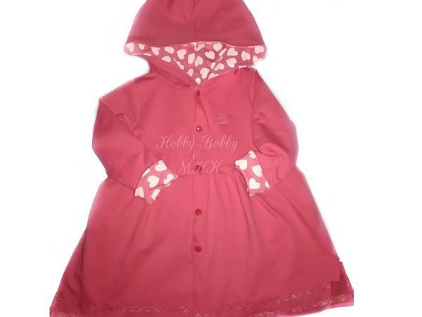 Купить стильную темно-розовую осеннюю куртку для девочки