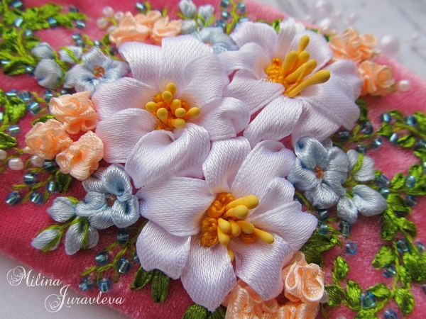 Вышивка лентами. С чего все начиналось? | Ярмарка Мастеров - ручная работа, handmade