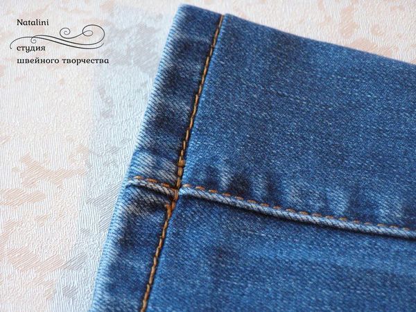 How to Shorten Jeans Preserving Their Acid Washed Edges | Livemaster - handmade