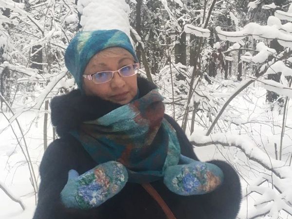 Валяние для начинающих: 1 вещь за 4 часа (шапка, варежки или снуд) | Ярмарка Мастеров - ручная работа, handmade