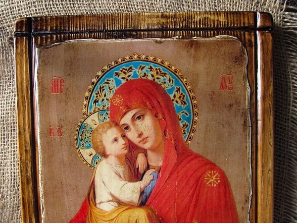 Почаевская икона Божией матери | Ярмарка Мастеров - ручная работа, handmade