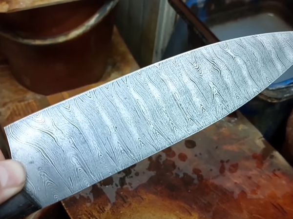 Восстанавливаем нож из дамасской стали от ржавчины | Ярмарка Мастеров - ручная работа, handmade