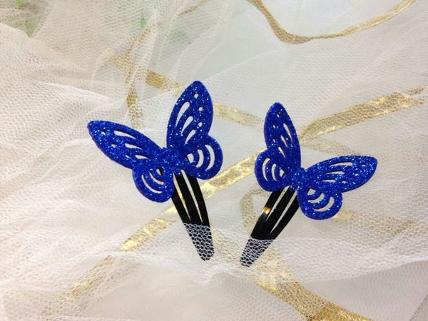 Заколка бабочка для ребенка | Ярмарка Мастеров - ручная работа, handmade