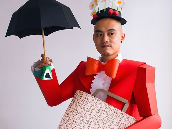 Повелитель бумаги Linus Hui создаёт маски и костюмы из цветного картона | Ярмарка Мастеров - ручная работа, handmade